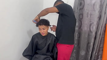 RICH INDIAN ASKS ME TO CUT HER HAIR AND PAYS ME WITH HER RICH BODY FUCKED UNTIL I CUM IN HER PUSSY