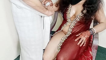 in Dhoti to Anal fuck Muslim Sister-in-law's Big ass, Muslim Bhabhi xxx Anal on Chair