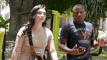 Jhay Killer aproaches hot colombian in the street and ends up taking her to his apt to take a...